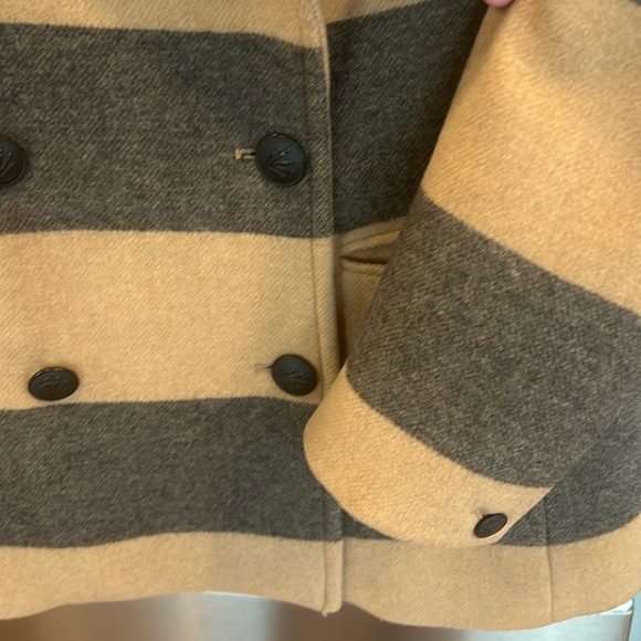 Rag & Bone Skye striped peacoat - Picture 8 of 16